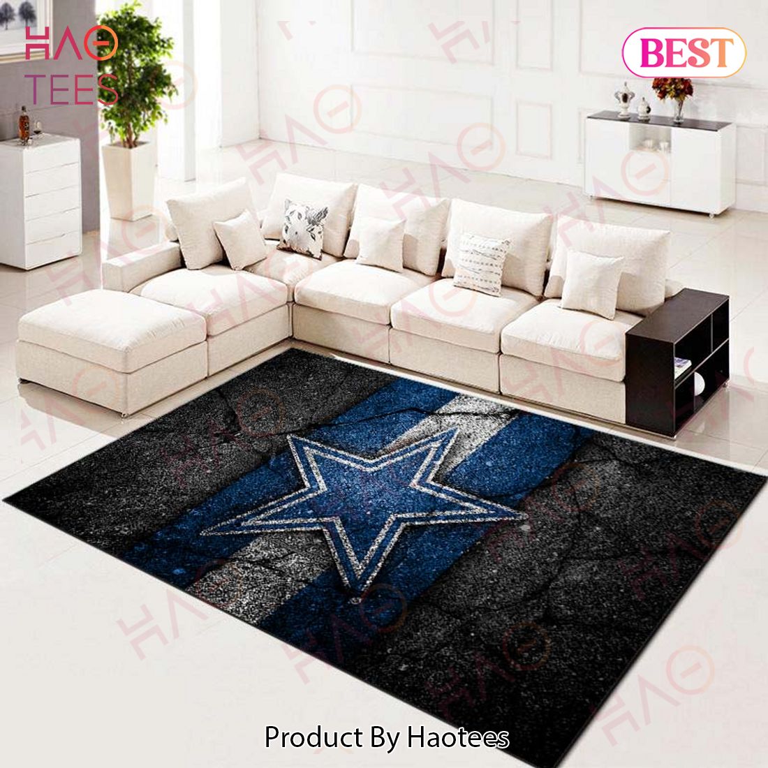 Dallas Cowboys Football Team Nfl On Road Living Room Carpet Kitchen Area Rugs