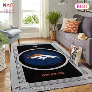 Denver Broncos Area Rug Nfl Football Team Logo Carpet Living Room Rugs Rug Regtangle Carpet Floor Decor Home Decor V8333