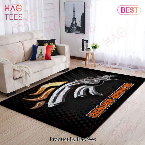 Denver Broncos Area Rugs Nfl Football Team Floor Home Decor1 Rug Regtangle Carpet Floor Decor Home Decor
