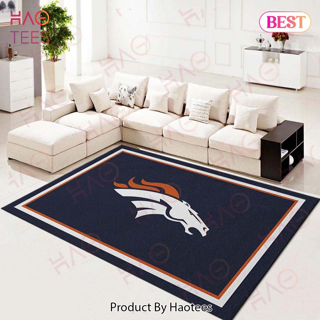 Denver Broncos Nfl Football Team Spirit Living Room Carpet Kitchen Area Rugs