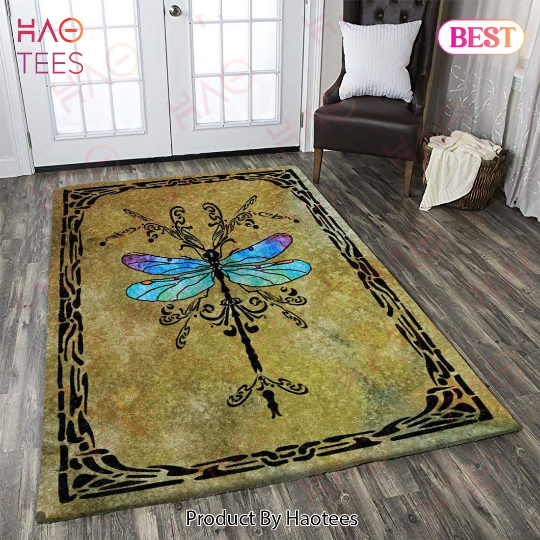 Dragonfly Limited Edition Area Rugs Carpet Mat Kitchen Rugs Floor Decor – 7A71