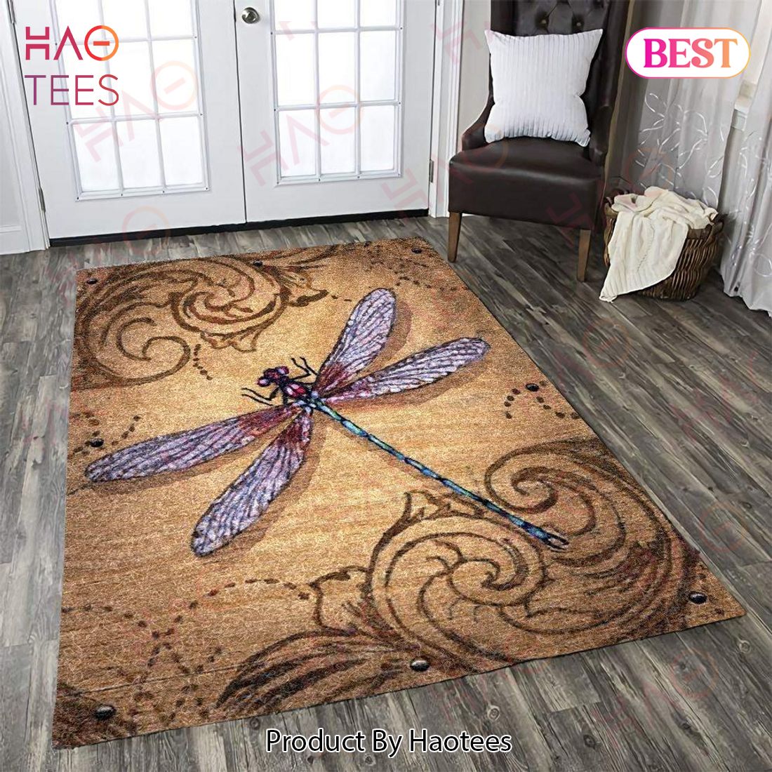Dragonfly Limited Edition Area Rugs Carpet Mat Kitchen Rugs Floor Decor - DR31