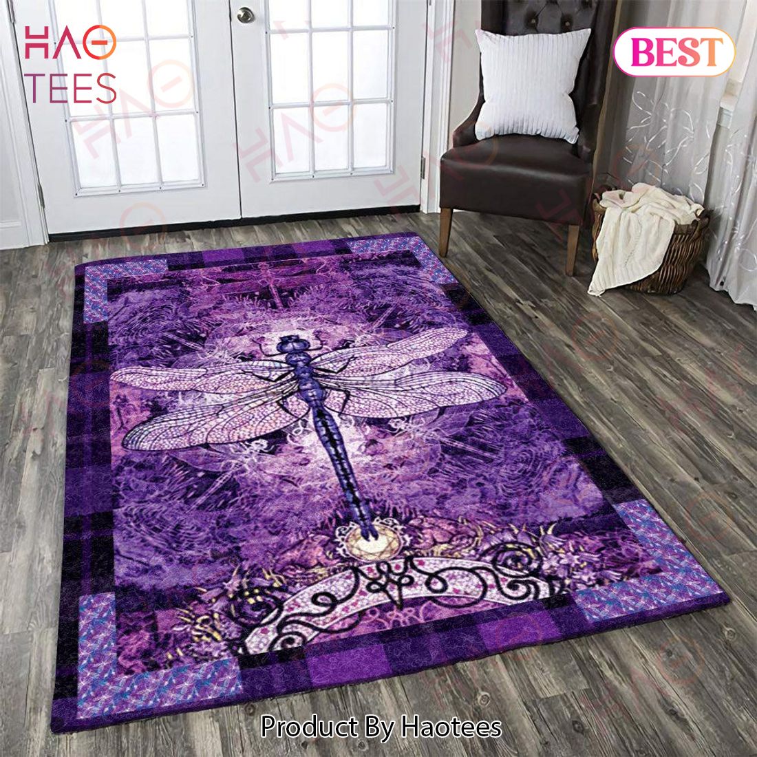 Dragonfly Limited Edition Area Rugs Carpet Mat Kitchen Rugs Floor Decor - EB01