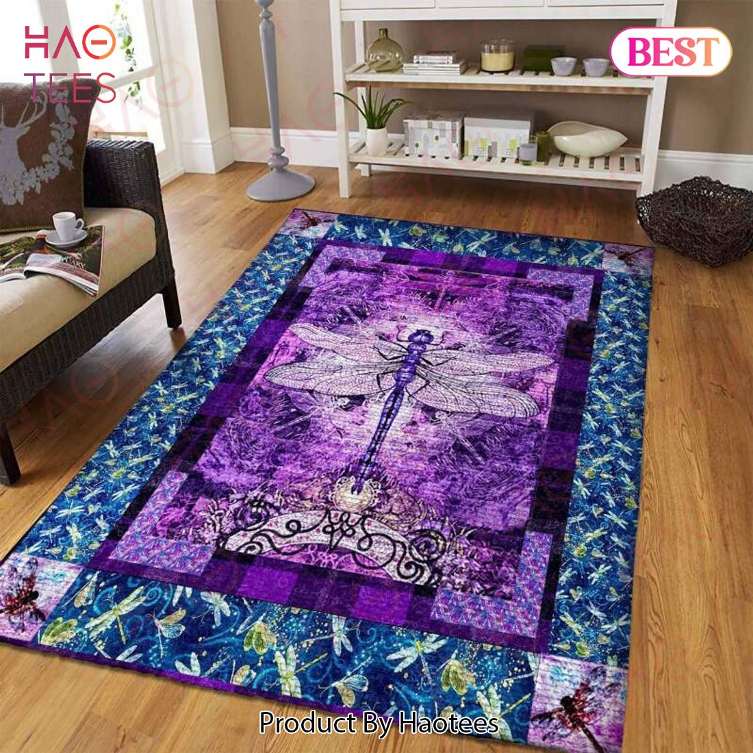 Dragonfly Limited Edition Area Rugs Carpet Mat Kitchen Rugs Floor Decor – EM91