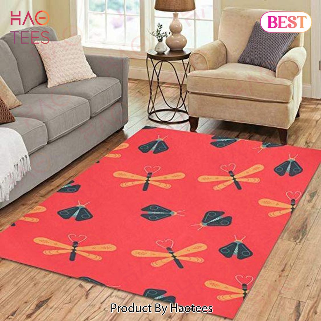 Dragonfly Limited Edition Area Rugs Carpet Mat Kitchen Rugs Floor Decor – KD31