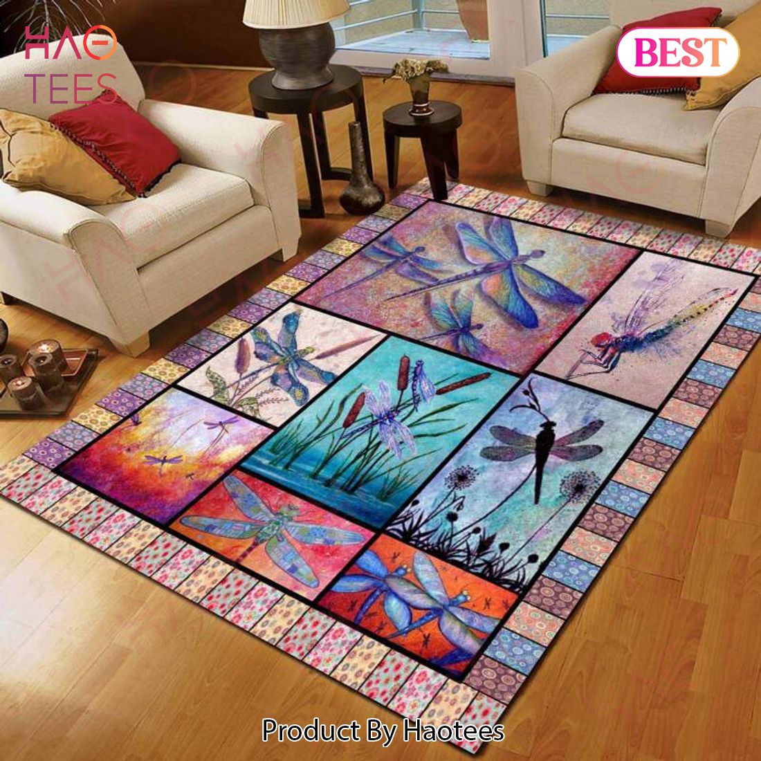 Dragonfly Limited Edition Area Rugs Carpet Mat Kitchen Rugs Floor Decor - KS31