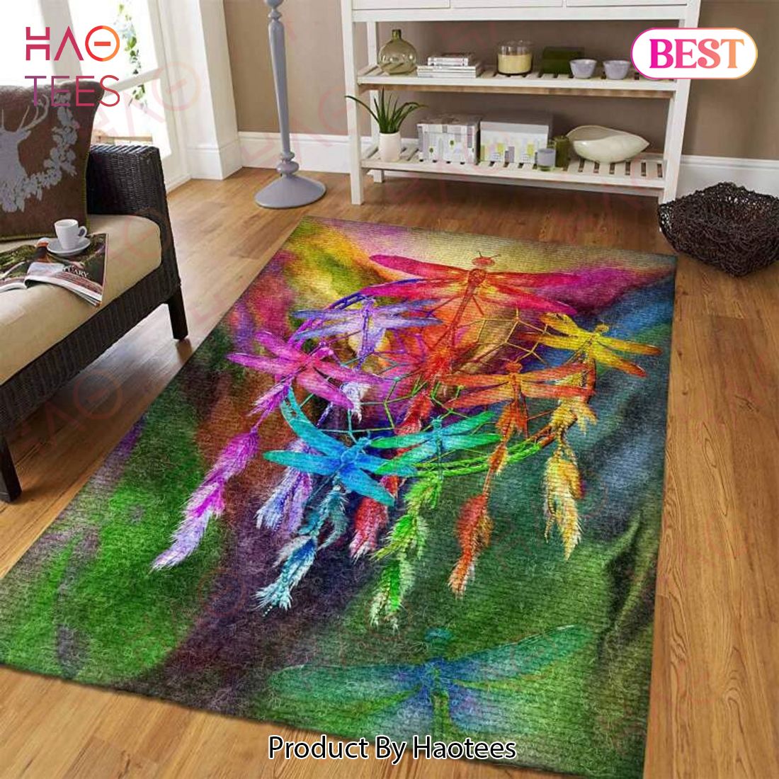 Dragonfly Limited Edition Area Rugs Carpet Mat Kitchen Rugs Floor Decor - OS41