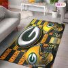Green Bay Packers Area Rug Nfl Football Team Logo Carpet Living Room Rugs Rug Regtangle Carpet Floor Decor Home Decor