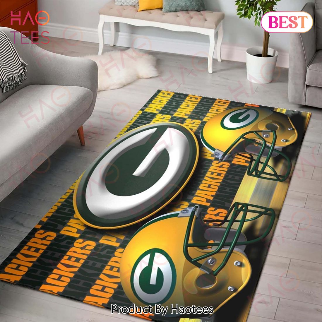 Green Bay Packers Area Rug Nfl Football Team Logo Carpet Living Room Rugs Rug Regtangle Carpet Floor Decor Home Decor V1492