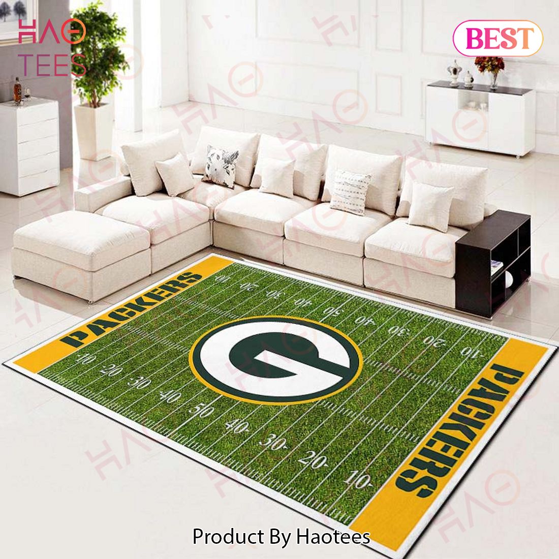 Green Bay Packers Football Team Nfl Field Living Room Carpet Kitchen Area Rugs