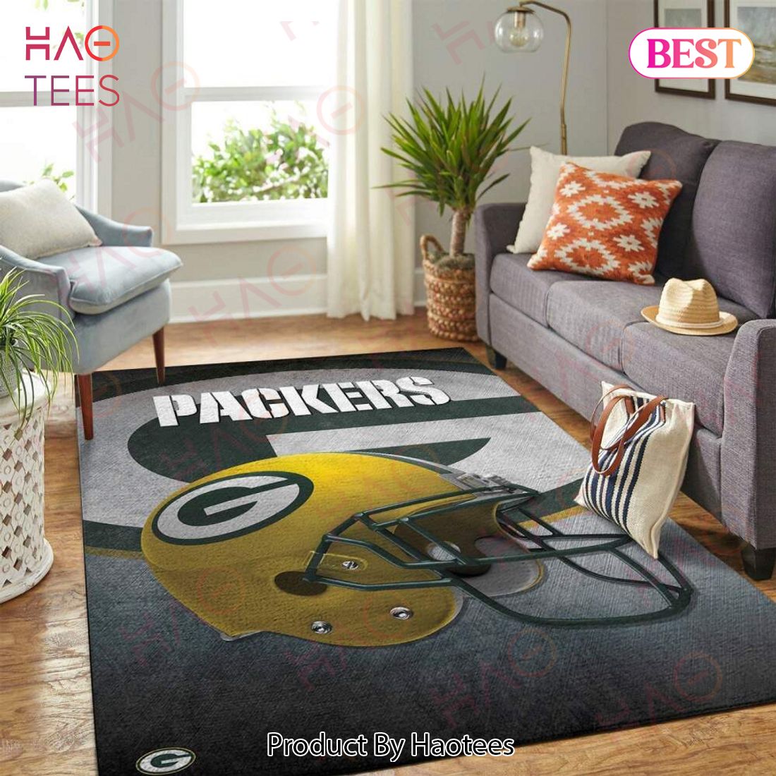 Green Bay Packers Nfl Area Rugs Team Helmet Living Room Carpet Sports Rug Regtangle Carpet Floor Decor Home Decor