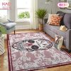 Houston Texans Nfl Area Rugs Skull Flower Style Living Room Carpet Sports Rug Regtangle Carpet Floor Decor Home Decor