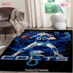 Indianapolis Colts Nfl Football Team Logo Area Rugs Carpet Mat Kitchen Rugs Floor Decor ? Decor Home Blue