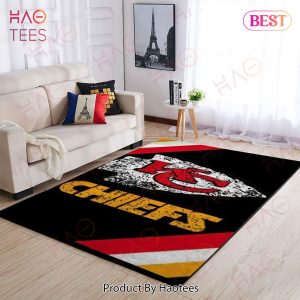 Kansas City Chiefs Area Rug Nfl Football Team Logo Carpet Living Room Rugs Rug Regtangle Carpet Floor Decor Home Decor