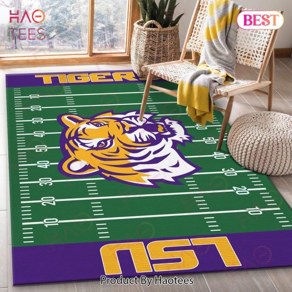 Lsu Tigers NFL Area Rugs Carpet Mat Kitchen Rugs Floor Decor