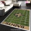 New Orleans Saints NFL Area Rugs Carpet Mat Kitchen Rugs Floor Decor