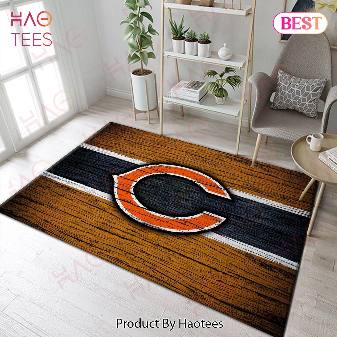 NFL Logo Team Chicago Bears Area Rugs Carpet Mat Kitchen Rugs Floor Decor NFL Logo Team Chicago Bears Area Rugs Carpet Mat Kitchen Rugs Floor Decor