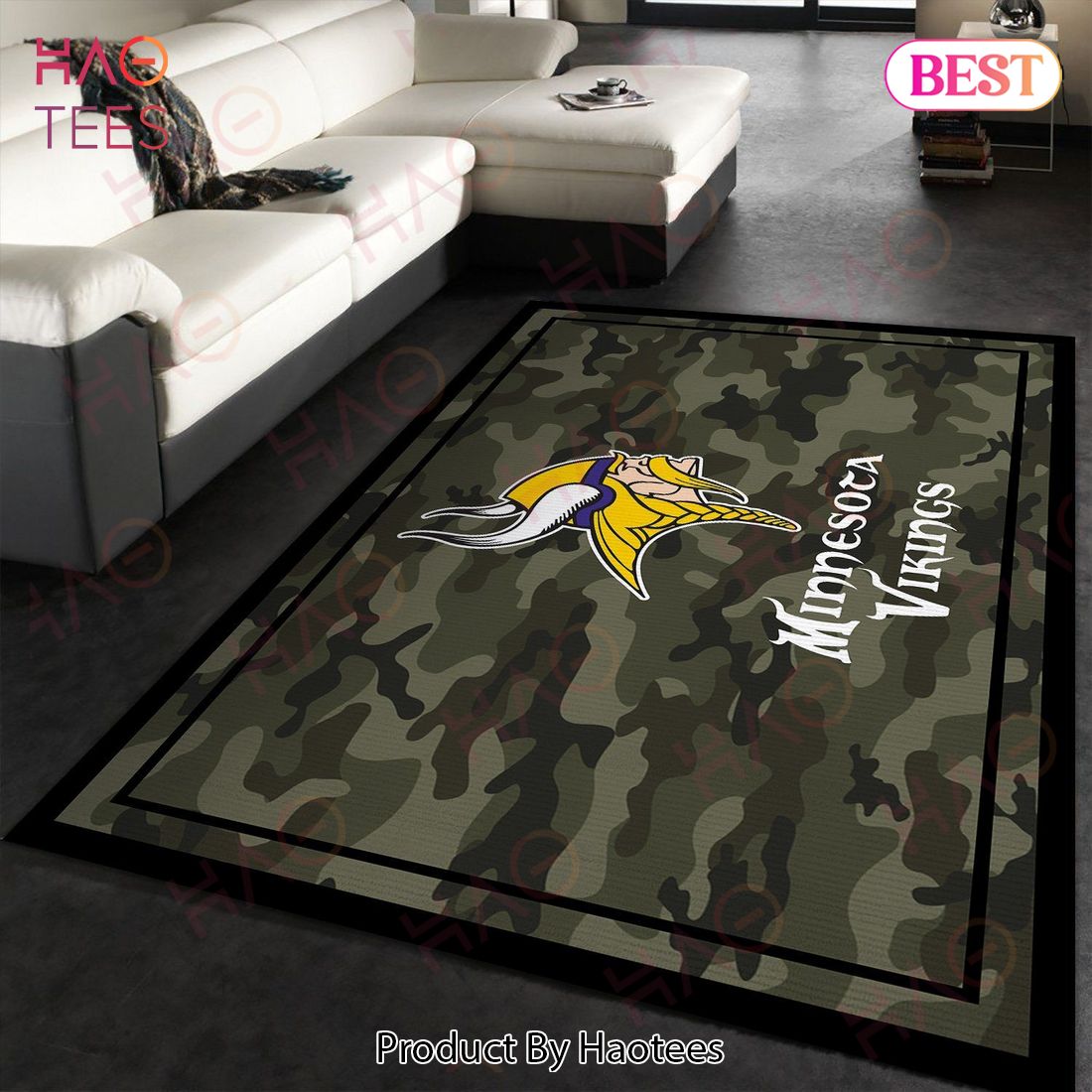 NFL Minnesota Vikings Sport Area Rugs Carpet Mat Kitchen Rugs