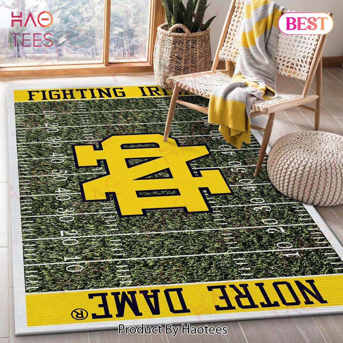 Notre Dame Fighting Irish NFL Area Rugs Carpet Mat Kitchen Rugs Floor Decor Notre Dame Fighting Irish NFL Area Rugs Carpet Mat Kitchen Rugs Floor Decor
