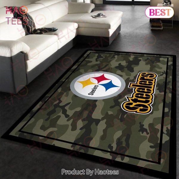 Pittsburgh Steelers NFL Sport Area Rugs Carpet Mat Kitchen Rugs Floor Decor
