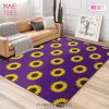 Pretty Golden Retrieve And Sunflower Christmas Gift Area Rugs Carpet Mat Kitchen Rugs Floor Decor