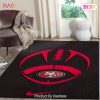 San Francisco 49Ers Area Rug Nfl Football Team Logo Carpet Living Room Rugs Rug Regtangle Carpet Floor Decor Home Decor V560