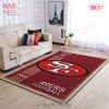 San Francisco 49Ers Nfl Area Rugs Retro Style Living Room Carpet Team Logo Sports Rug Regtangle Carpet Floor Decor Home Decor