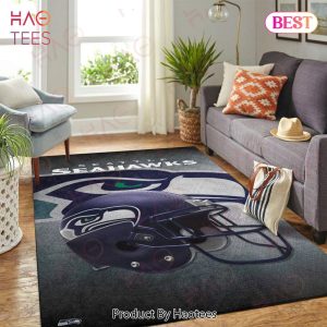 Seattle Seahawks Nfl Area Rugs Team Helmet Living Room Carpet Sports Rug Regtangle Carpet Floor Decor Home Decor
