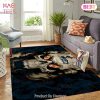 Seattle Seahawks Nfl Area Rugs Team Logo Skull Style Living Room Carpet Sports Rug Regtangle Carpet Floor Decor Home Decor