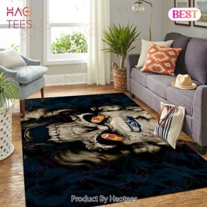Seattle Seahawks Nfl Area Rugs Team Logo Skull Style Living Room Carpet Sports Rug Regtangle Carpet Floor Decor Home Decor