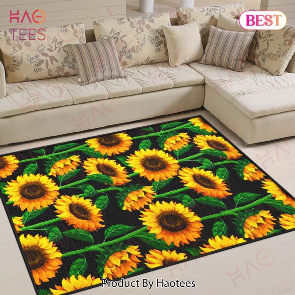 Sunflower Area Rugs Carpet Mat Kitchen Rugs Floor Decor – 4C71