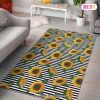 Sunflower Today Is A New Day Area Rugs Carpet Mat Kitchen Rugs Floor Decor
