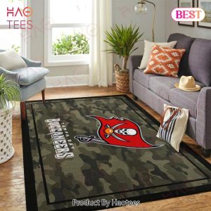 Tampa Bay Buccaneers Nfl Area Rugs Camo Style Living Room Carpet Team Logo Home Rug Regtangle Carpet Floor Decor Home Decor
