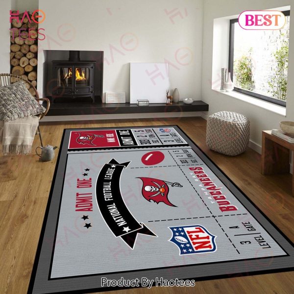 Tampa Bay Buccaneers NFL Area Rugs Carpet Mat Kitchen Rugs Floor Decor