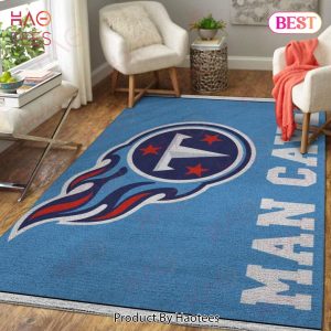 Tennessee Titans Logo Man Cave Area Rug Nfl Football Team Logo Carpet Living Room Rugs Rug Regtangle Carpet Floor Decor Home Decor
