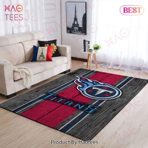 Tennessee Titans Nfl Area Rugs Football Living Room Carpet Team Logo Wooden Style Home Rug Regtangle Carpet Floor Decor Home Decor