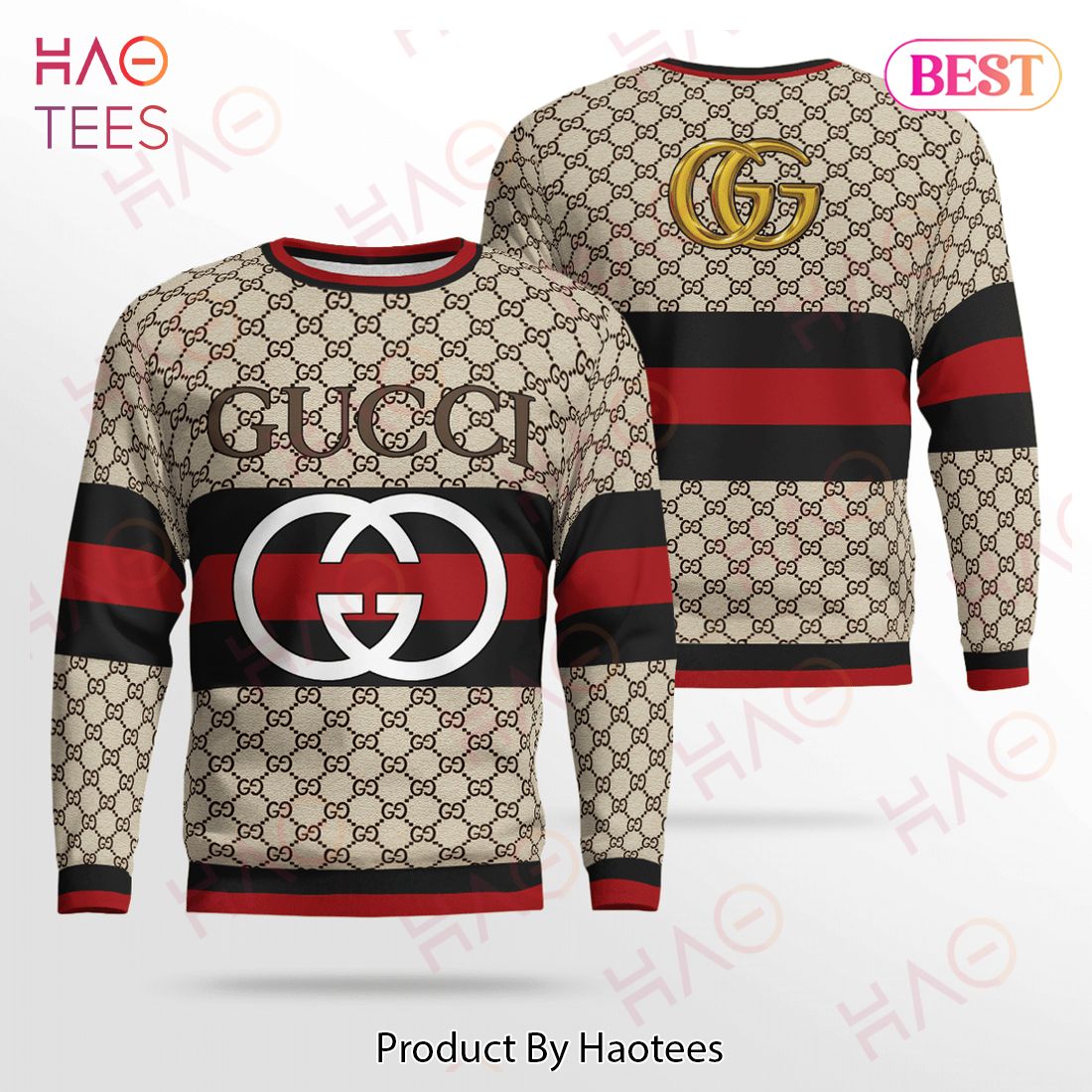 Gucci Original Gg Ugly Christmas Sweater Luxury Store