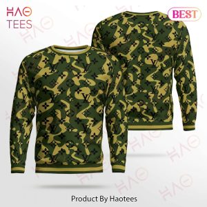 Louis Vuitton Camoflage 3D Ugly Sweater