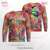 Louis Vuitton Logo Pattern 3D Ugly Sweater