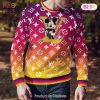 Cat Purple Ugly Christmas Sweater