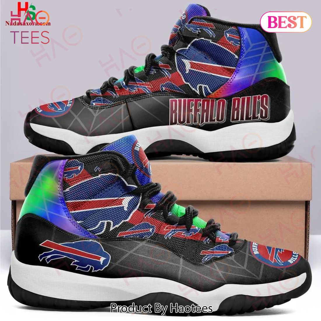 Buffalo Bills Football NFL Team Air Jordan 11 Sneakers Shoes