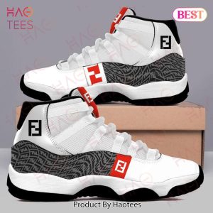 Fendi Vertigo Pattern Air Jordan 11 Sneakers Shoes Hot 2022 Gifts For Men Women