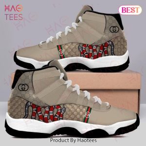 Gucci Brown Snake Air Jordan 11 Sneakers Shoes