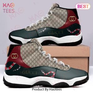 GUCCI SNAKE AIR JORDAN 11 LUXURY SNEAKER SHOES