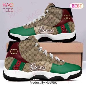 Gucci Stripe Snake Air Jordan 11 Sneakers Shoes Hot 2022 Gifts For Men Women