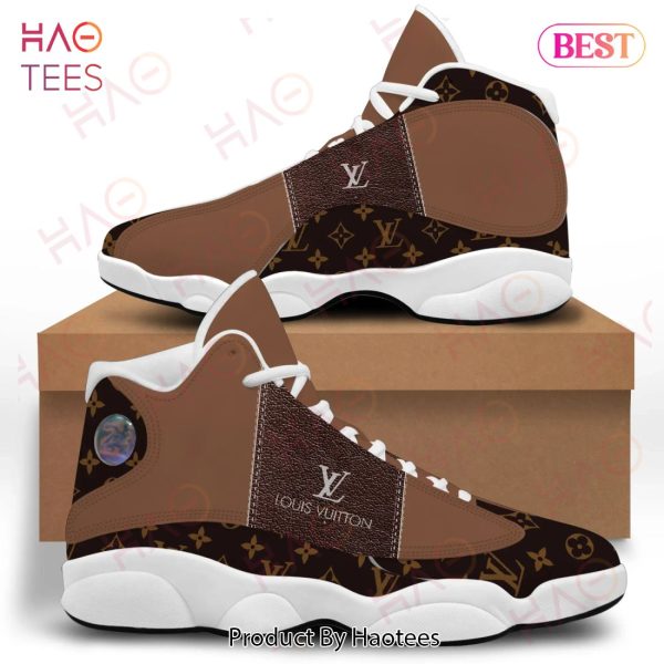Louis Vuitton Air Jordan 11 Sneakers Shoes Black Monogram Hot 2022 LV Gifts Unisex