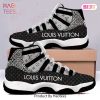 Louis Vuitton Air Jordan 11 Sneakers Shoes Black Monogram Hot 2022 LV Gifts Unisex