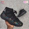 Louis Vuitton Black White Air Jordan 11 Shoes Hot 2022 LV Sneakers Gifts Unisex
