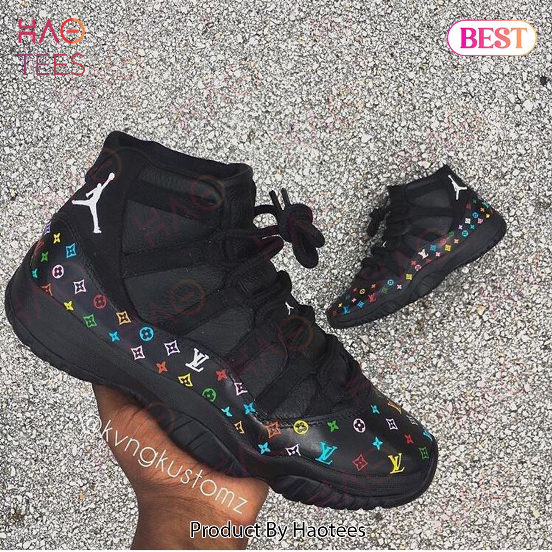 Black Monogram Louis Vuitton Air Jordan 11 Sneakers Shoes Hot Lv Gifts For  Men Women Jd11–081313, by Cootie Shop