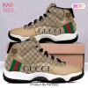 Louis Vuitton Monogram Light Grey Air Jordan 11 Shoes